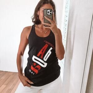 Mick Fleetwood Tribute Dadaism Tank Top Black Size Medium